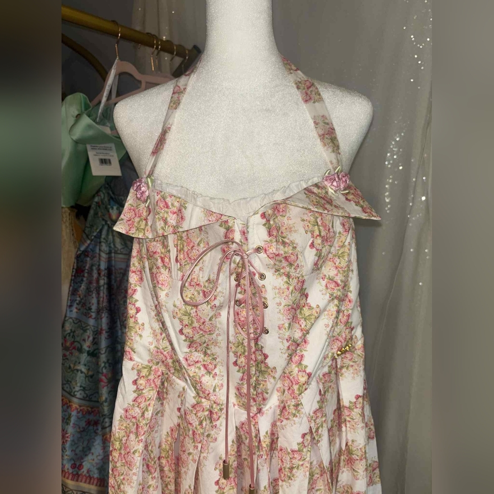 NWT Lacemade Tuscany Rose Corset Dress - Picture 11 of 14